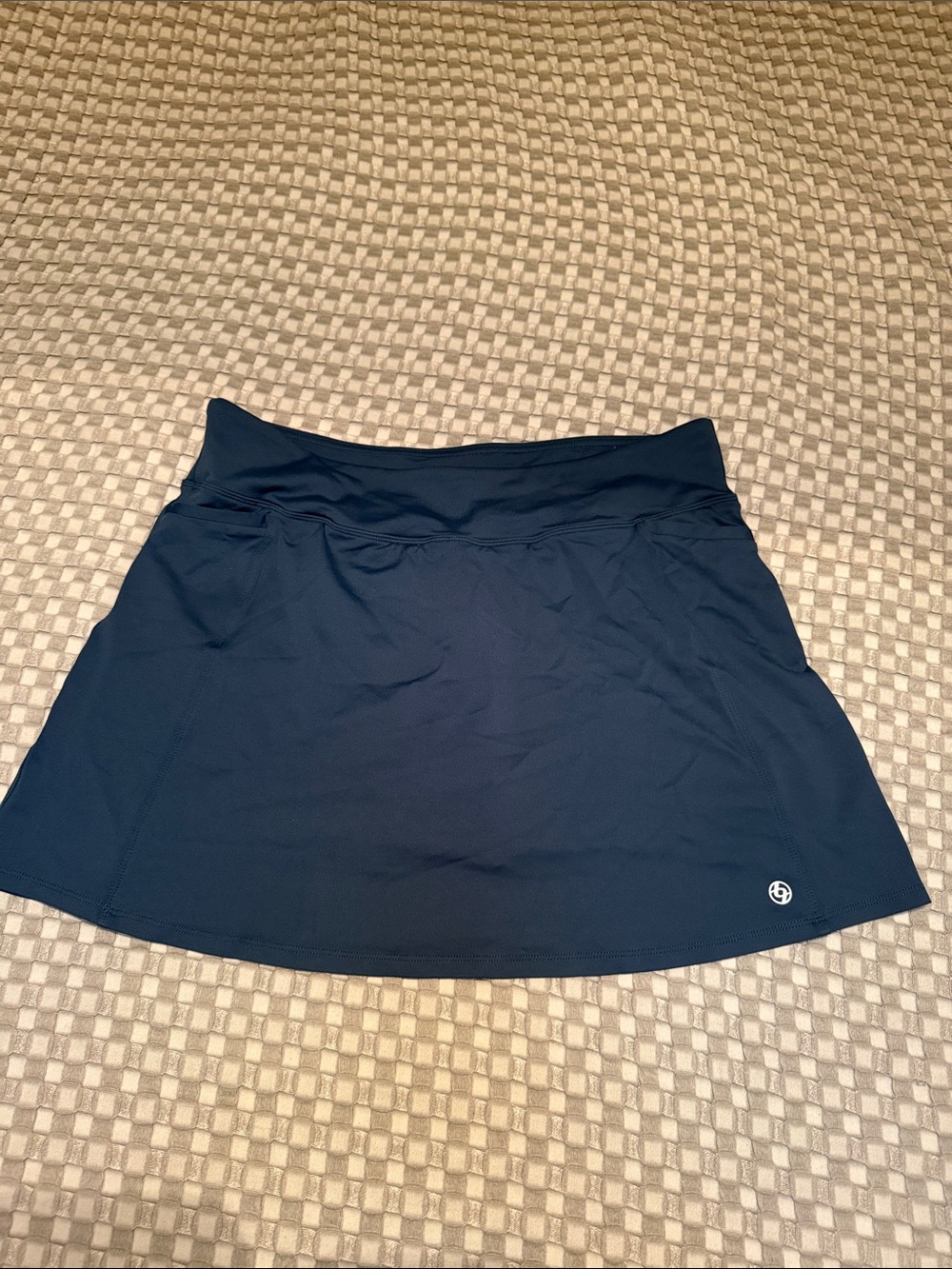 Lija Navy women’s L Athletic Tennis Skort with Integrated Shorts